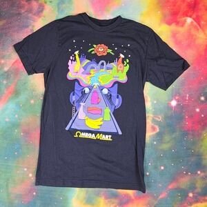 Omega Mart‎ T-Shirt Graphic Print Colorful Design Tee